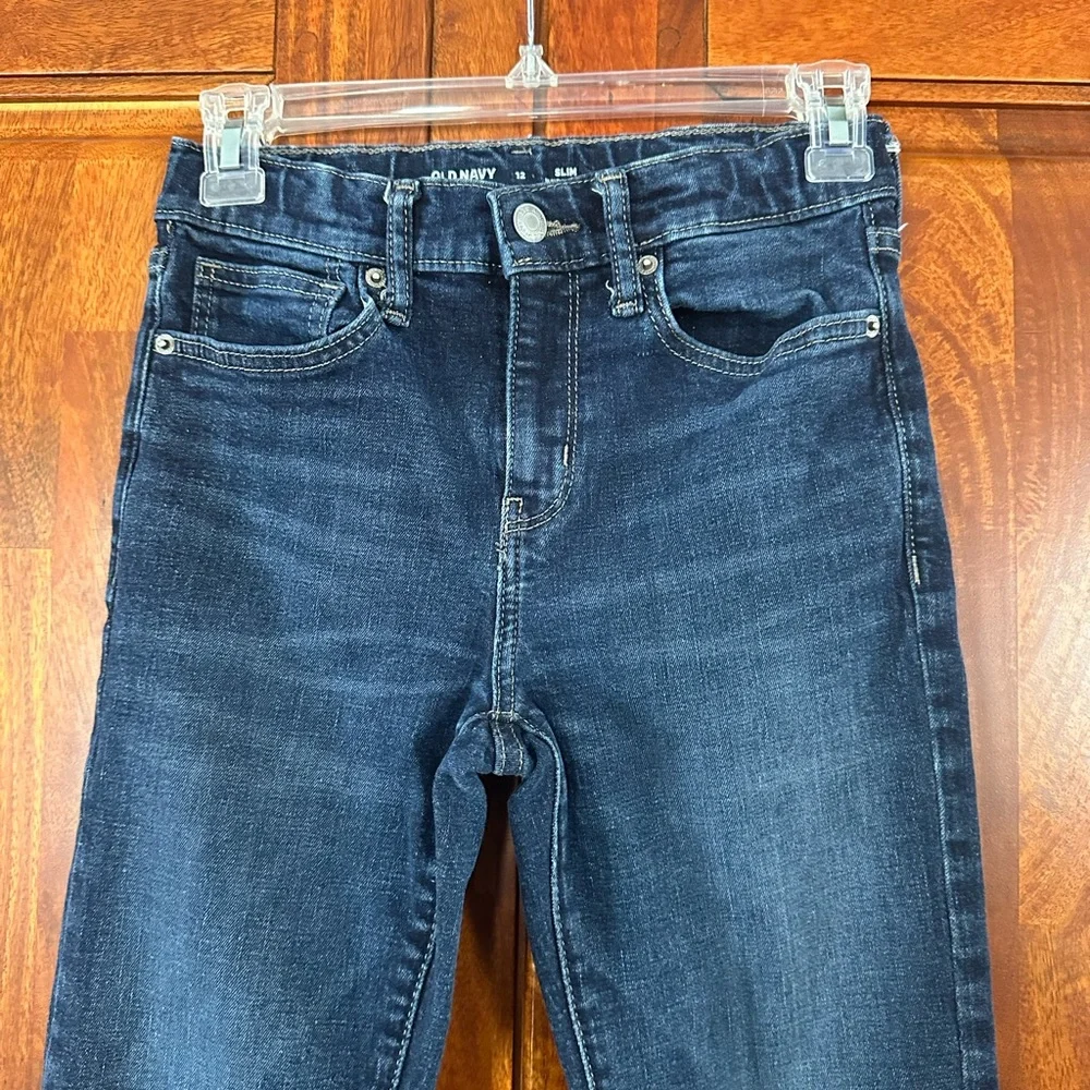 Old Navy Dark Blue Straight Jeans